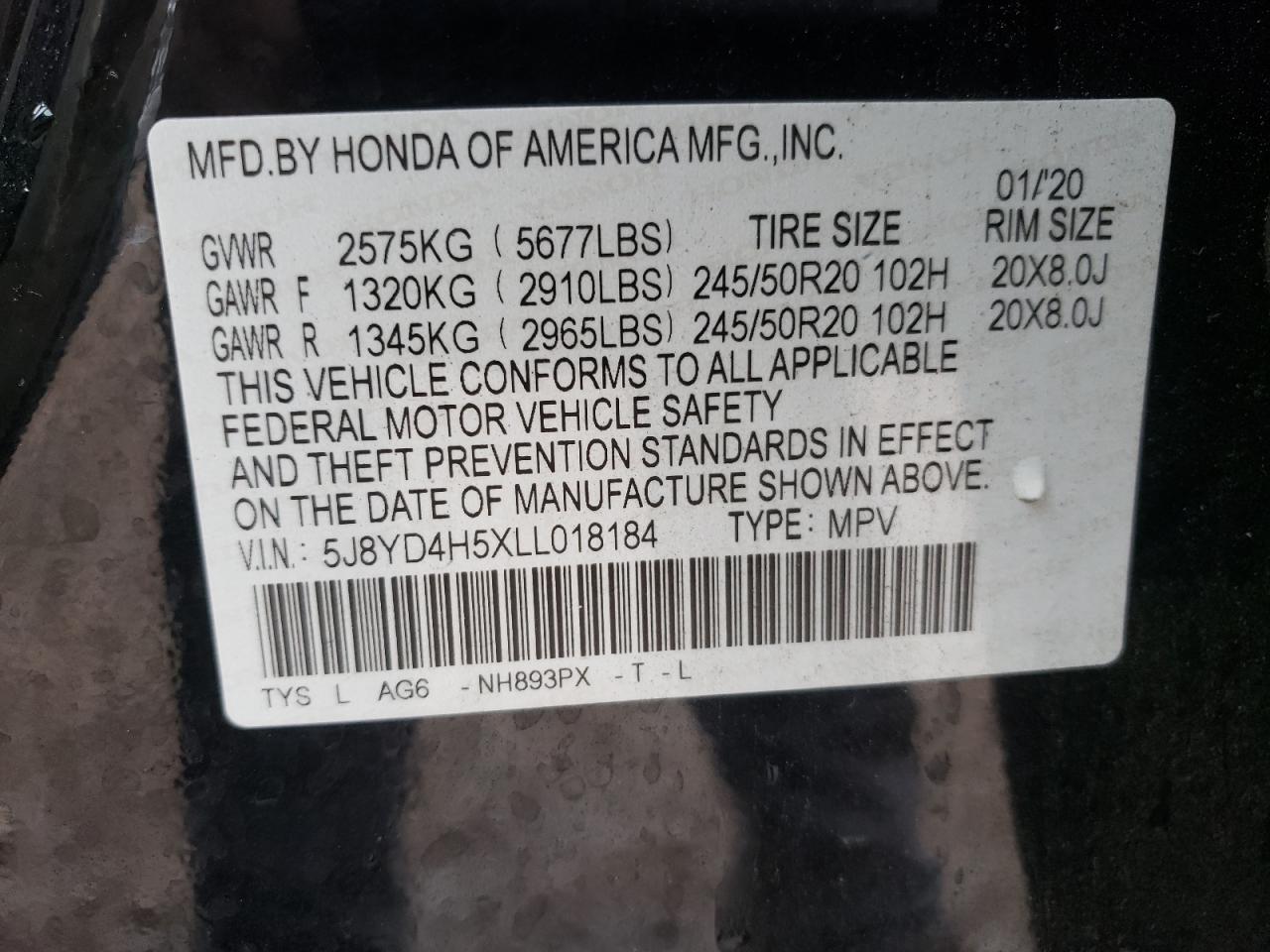 2020 Acura MDX - Image 16