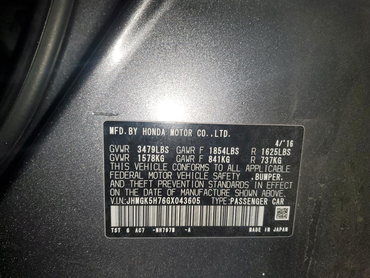2016 Honda Fit - Image 12
