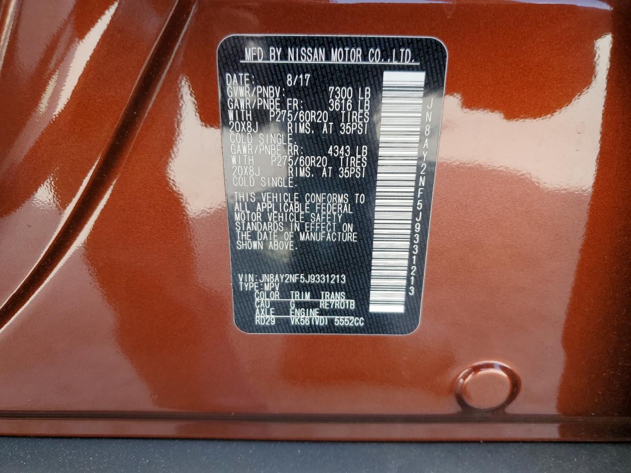2018 Nissan Armada - Image 13