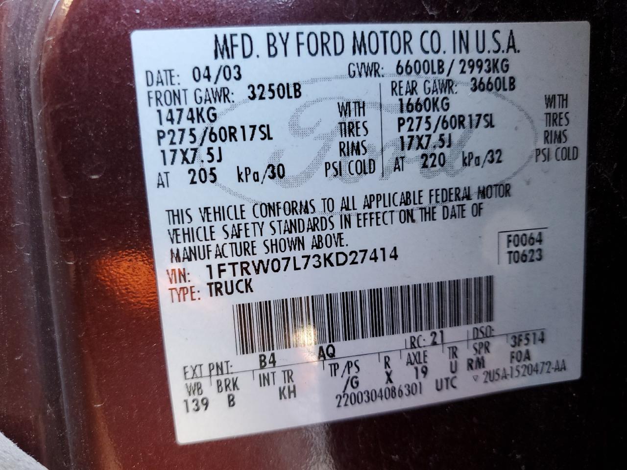 2003 Ford F-150 - Image 15