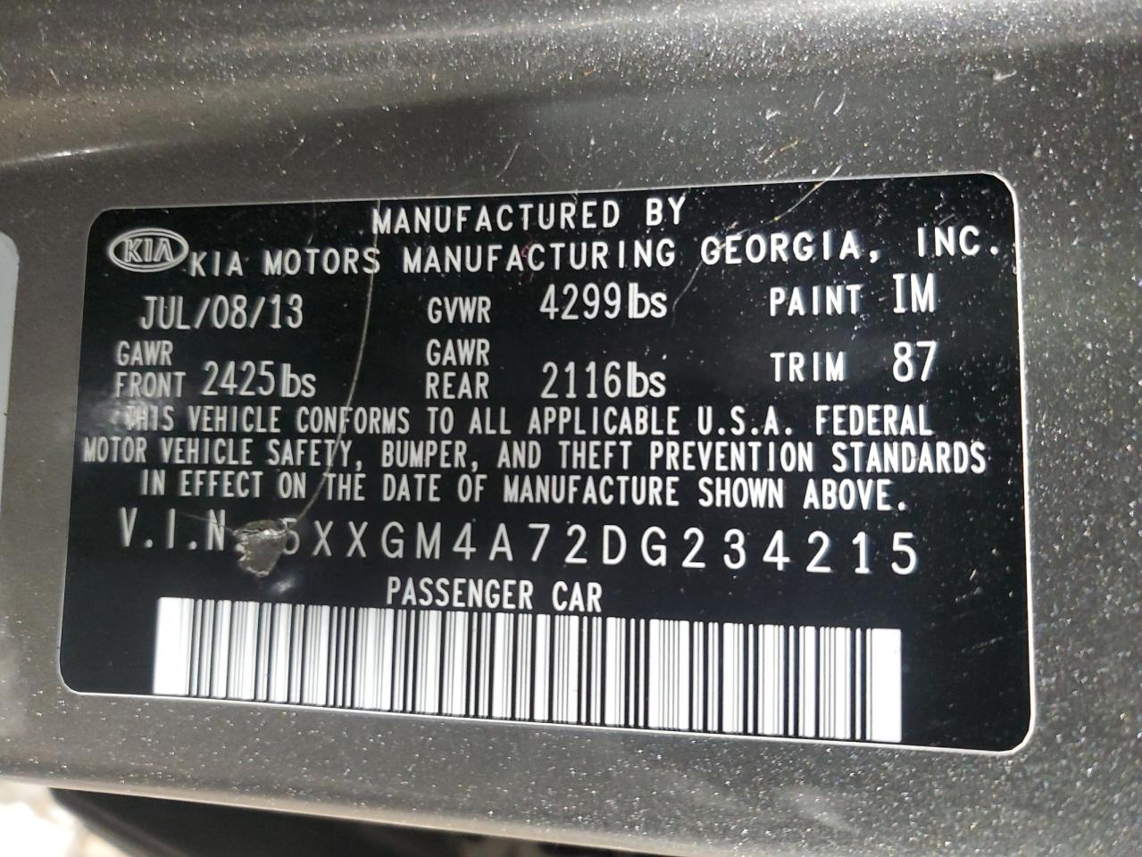 2013 Kia Optima - Image 13