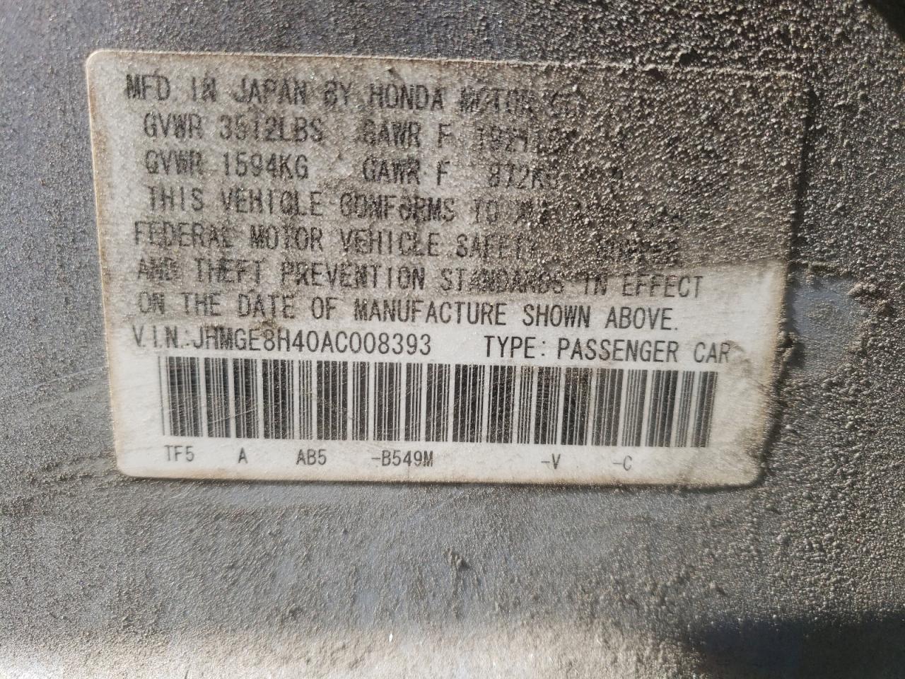 2010 Honda Fit - Image 14