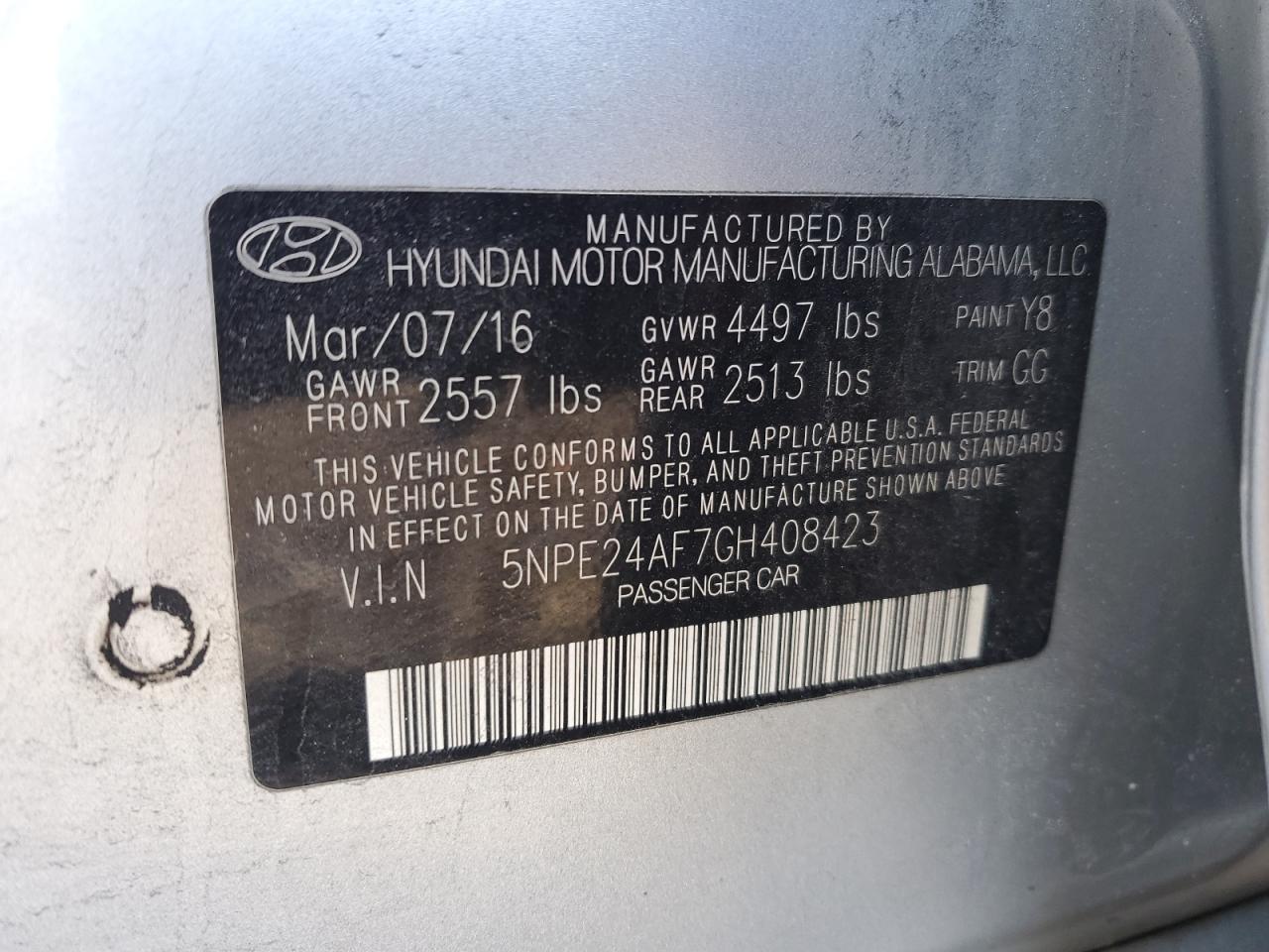 2016 Hyundai Sonata - Image 12