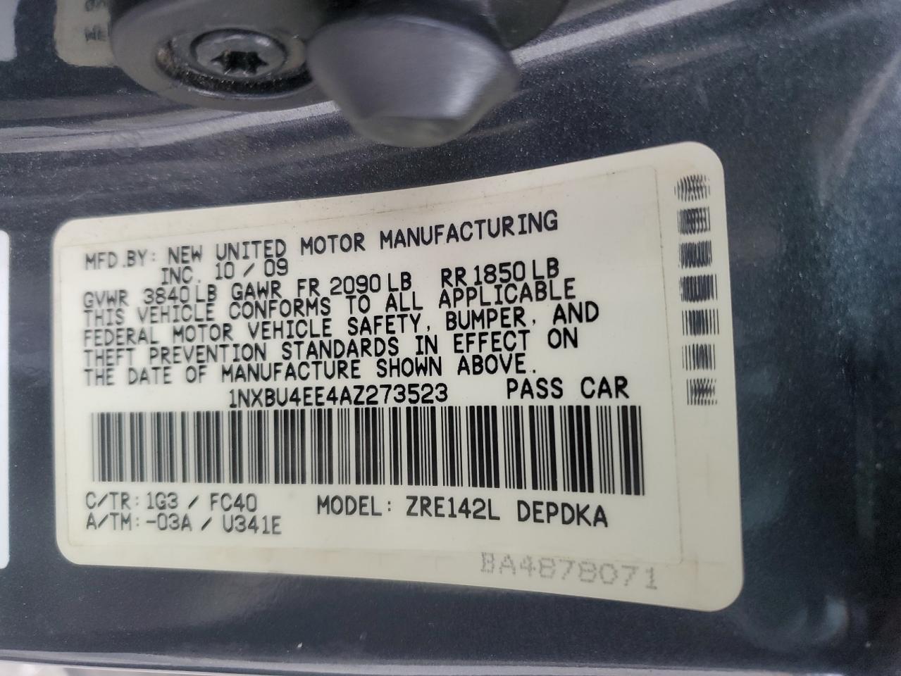 2010 Toyota Corolla - Image 12