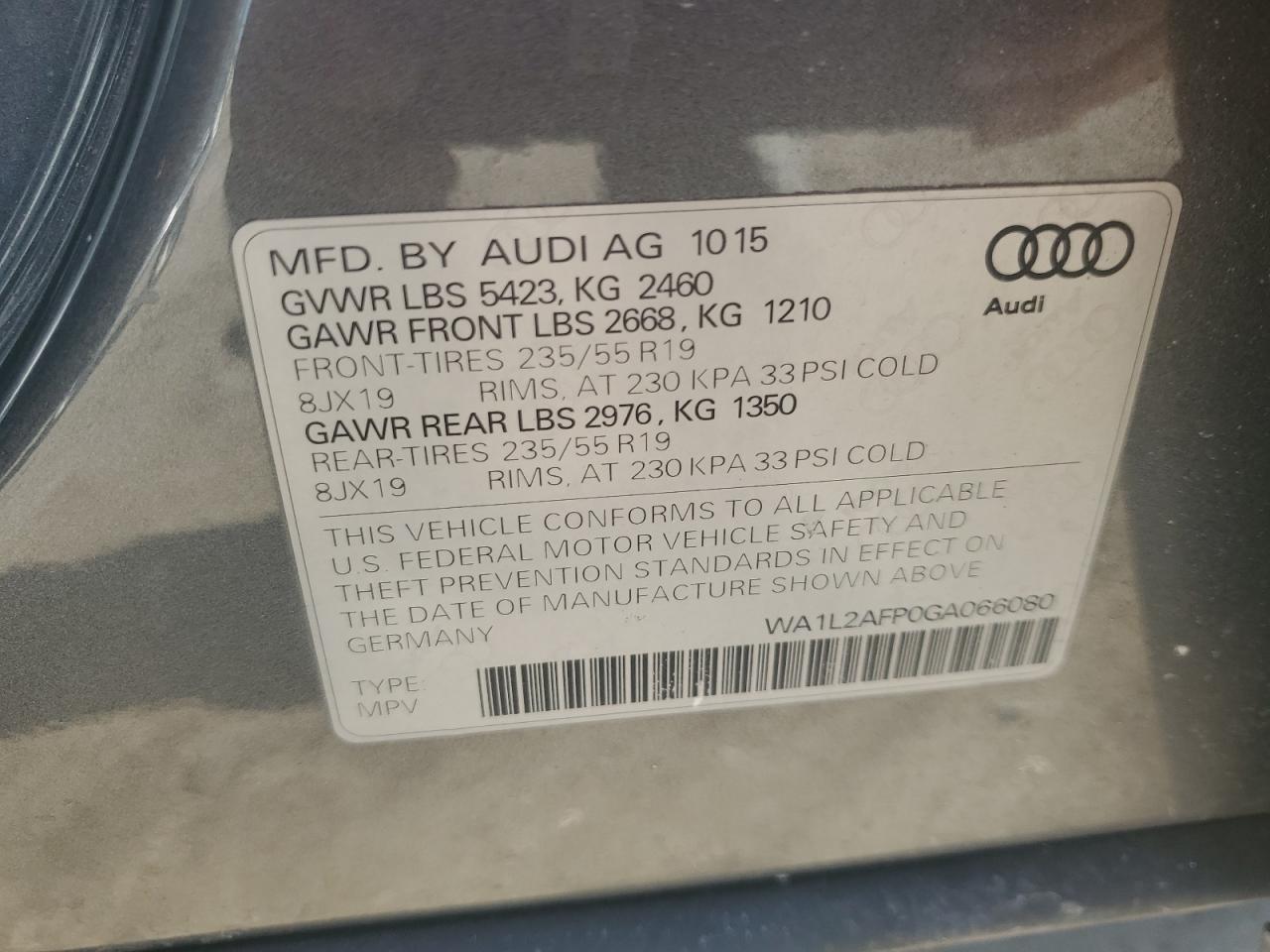 2016 Audi Q5 - Image 13
