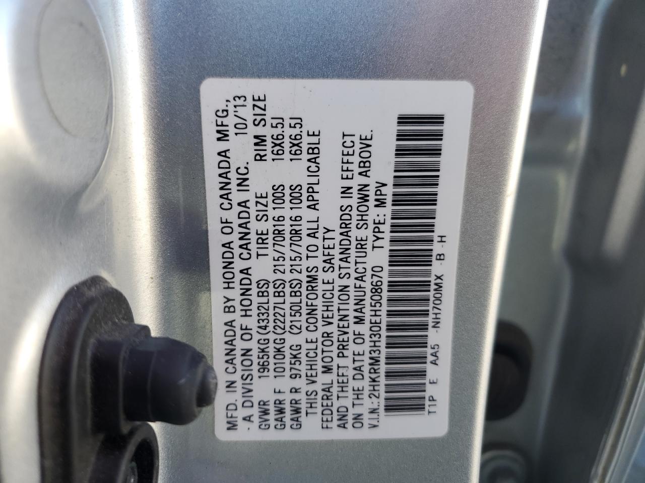 2014 Honda CR-V - Image 13