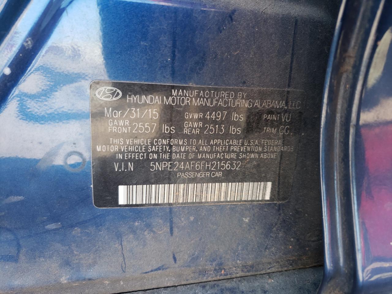 2015 Hyundai Sonata - Image 12