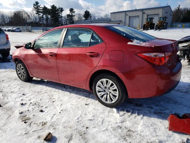  TOYOTA COROLLA 2019 Красный