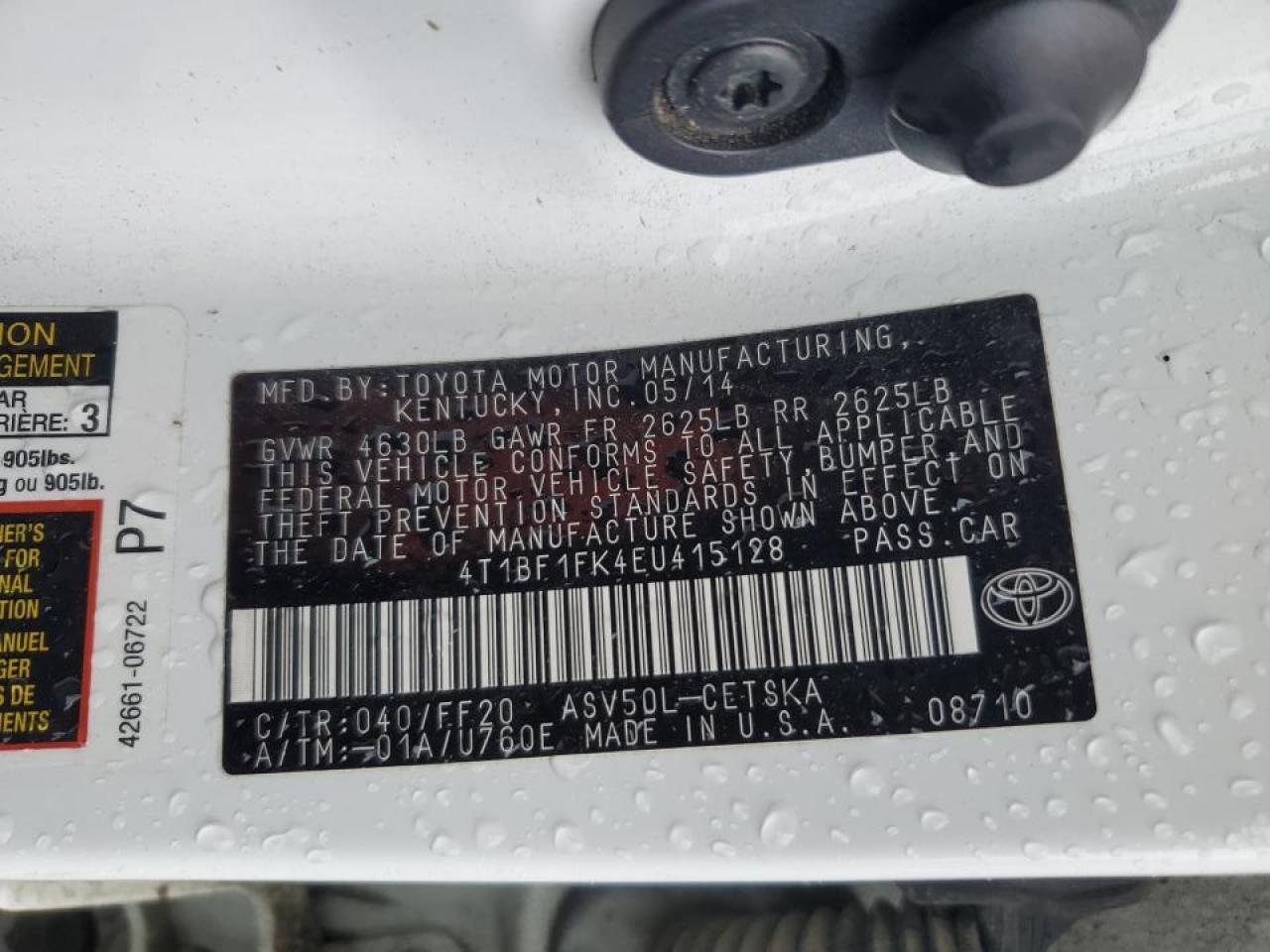 2014 Toyota Camry - Image 12