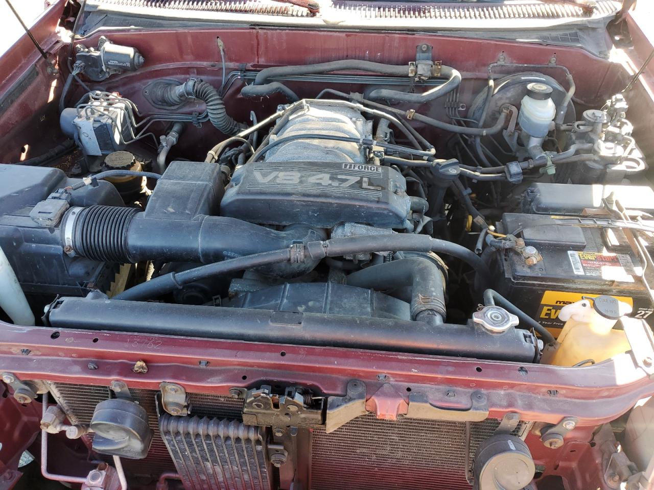 2002 Toyota Tundra Access Cab Limited VIN: 5TBRT38142S313039 Lot: 45213425