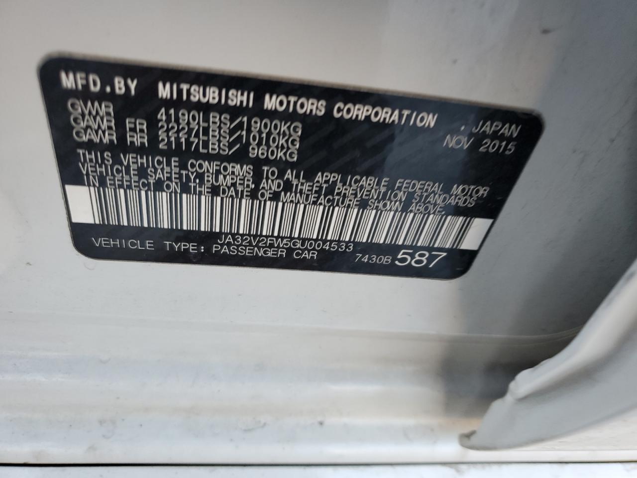 2016 Mitsubishi Lancer - Image 13