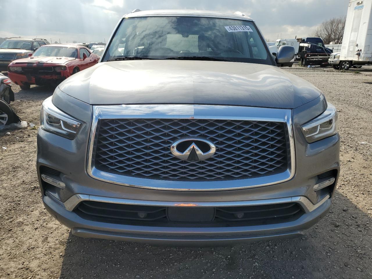VIN: JN8AZ2AF3M9718690 Auction: COPART Lot: 43811315 Location: TX - HOUSTON EAST VIN: JN8AZ2AF3M9718690 INFINITI QX80 2021 GRAY Photo 5