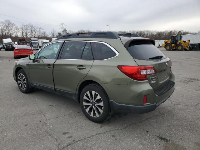  SUBARU OUTBACK 2016 Зелений