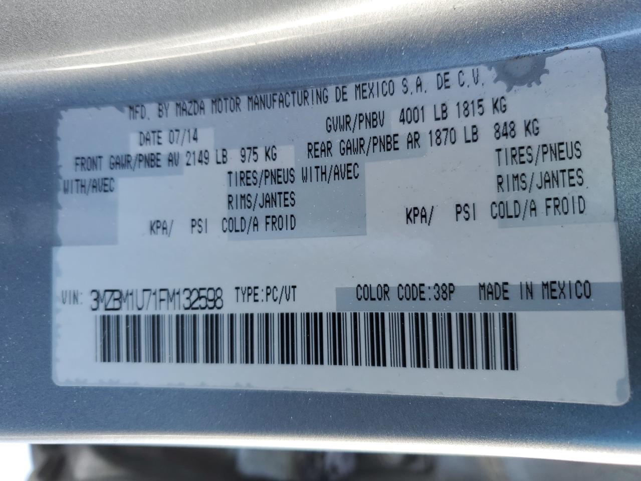 2015 Mazda 3 - Image 13