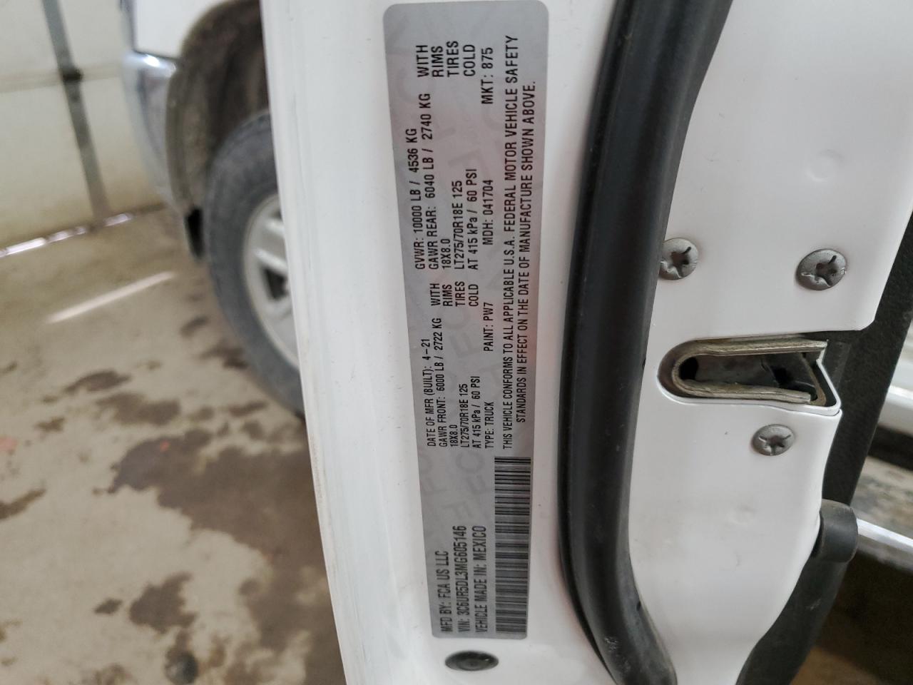 2021 RAM 2500 - Image 12
