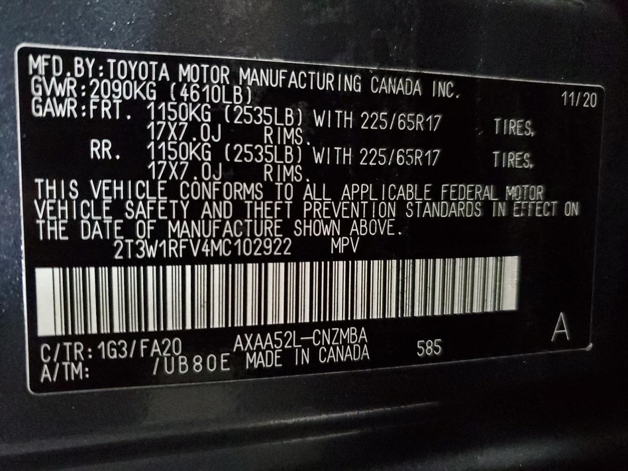 2021 Toyota RAV 4 - Image 13