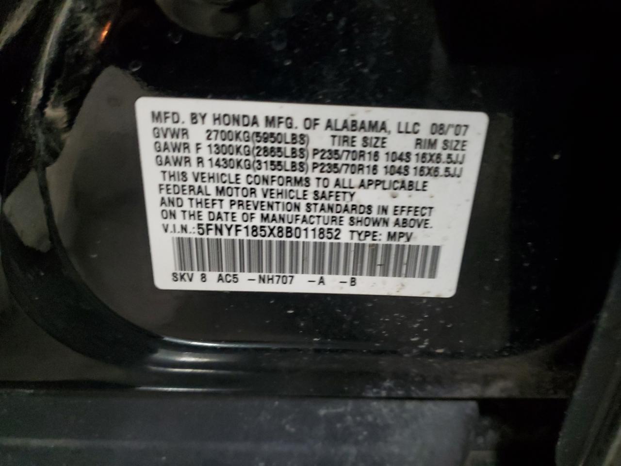 2008 Honda Pilot - Image 13