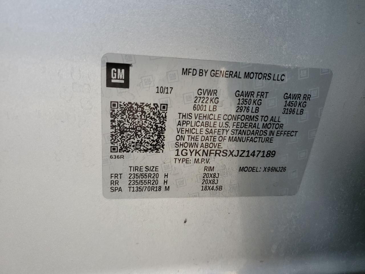 2018 Cadillac XT5 - Image 14