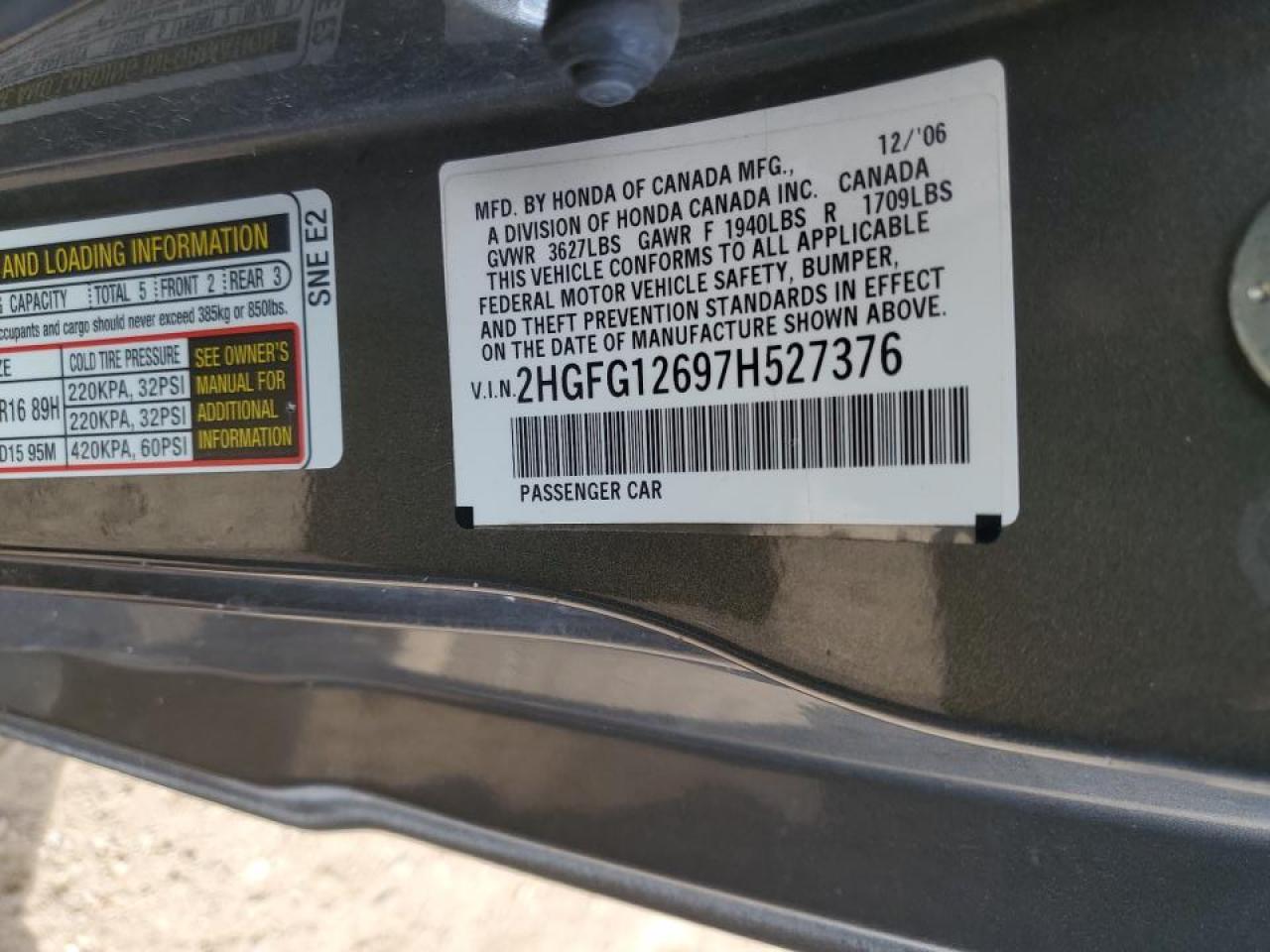 2007 Honda Civic - Image 12