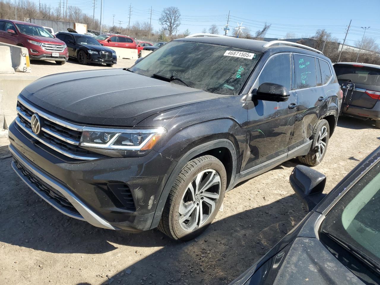 2021 Volkswagen Atlas Sel Premium en Venta en Bridgeton, MO - Side