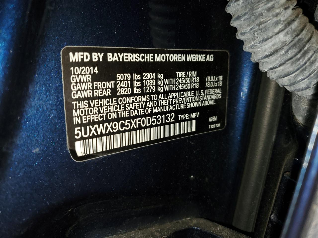 2015 BMW X3 - Image 13