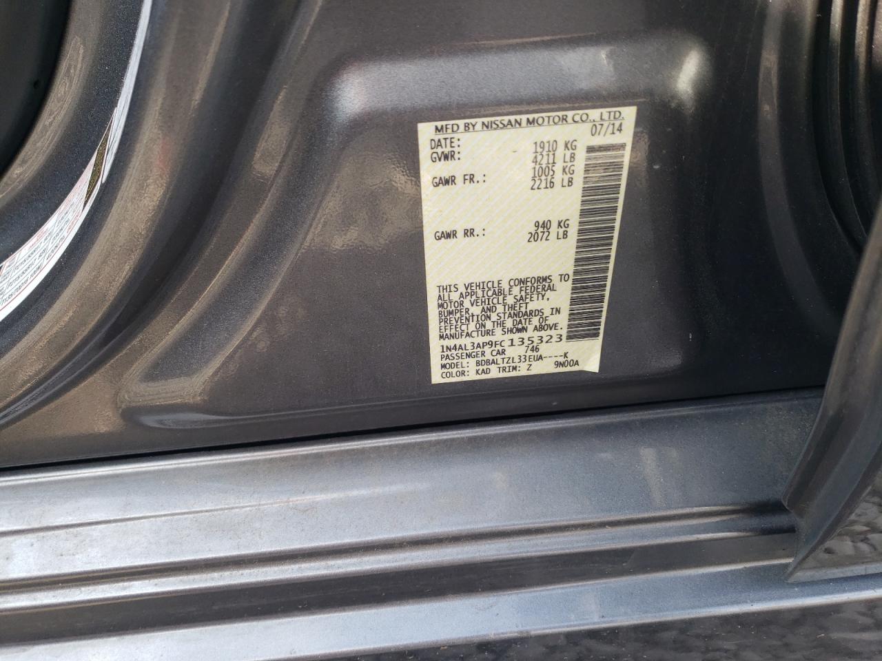 2015 Nissan Altima - Image 13