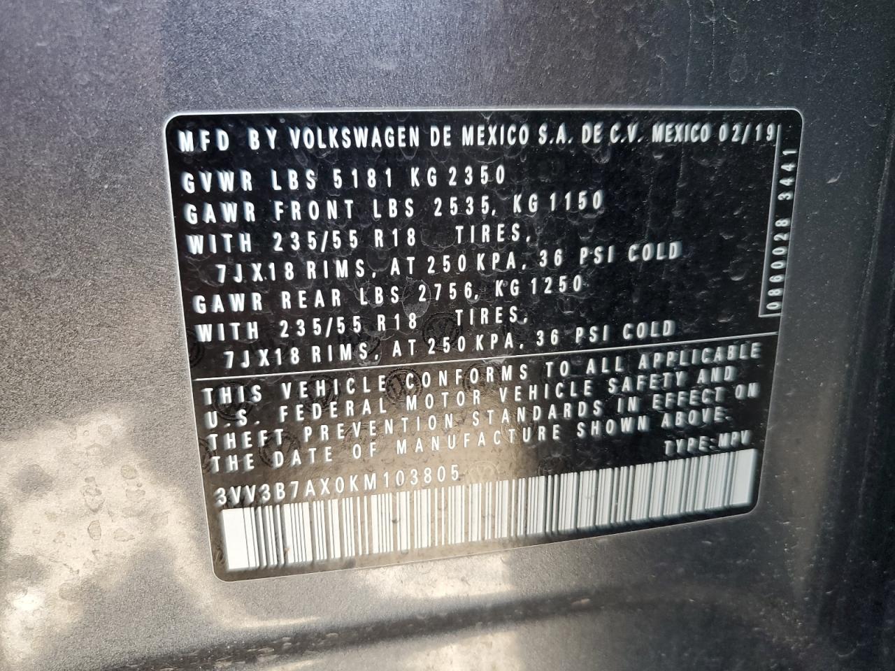 2019 Volkswagen Tiguan - Image 13