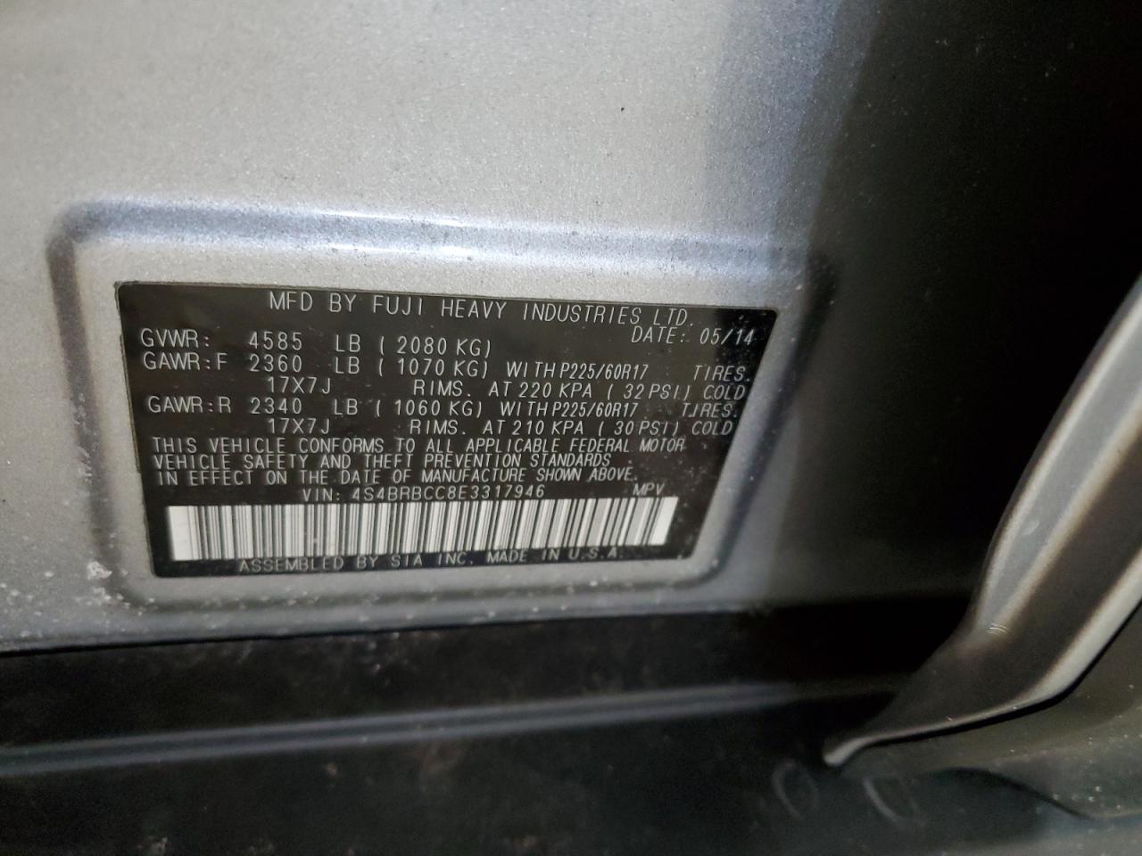 2014 Subaru Outback - Image 13