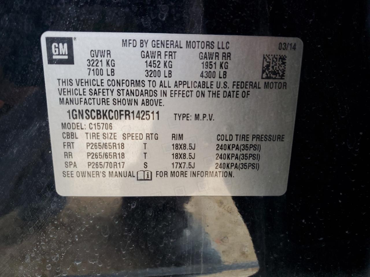 2015 Chevrolet Tahoe - Image 12