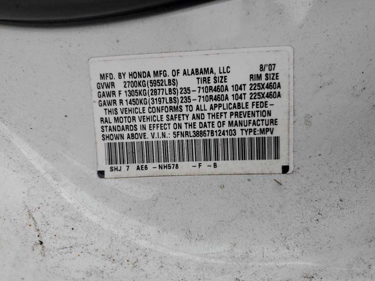 2007 Honda Odyssey - Image 13