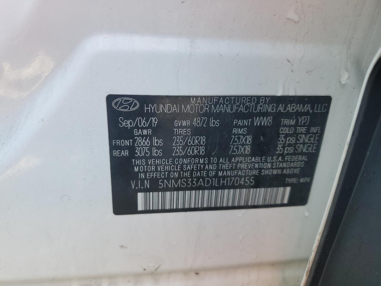 2020 Hyundai Santa Fe - Image 15
