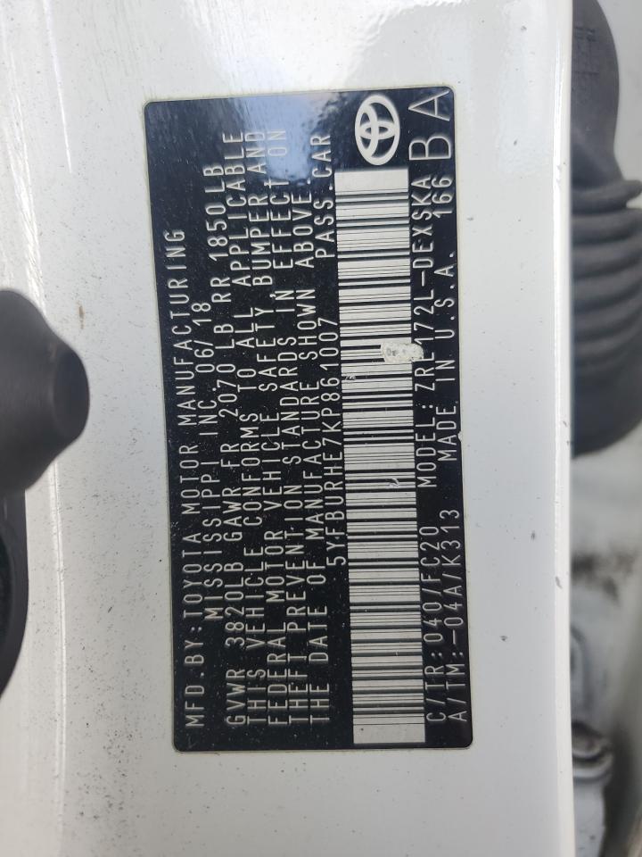 2019 Toyota Corolla - Image 12