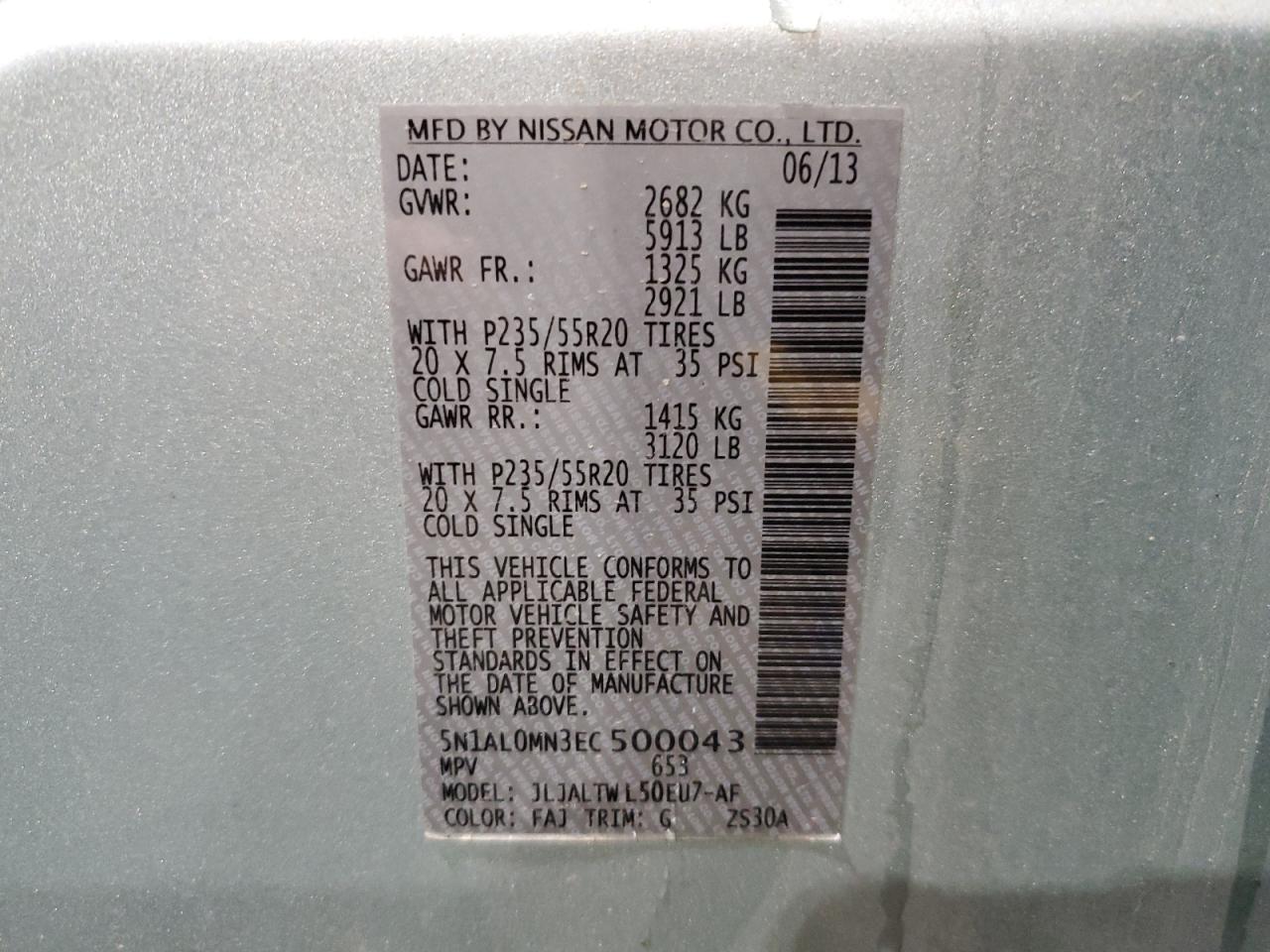 2014 Infiniti QX60 - Image 13