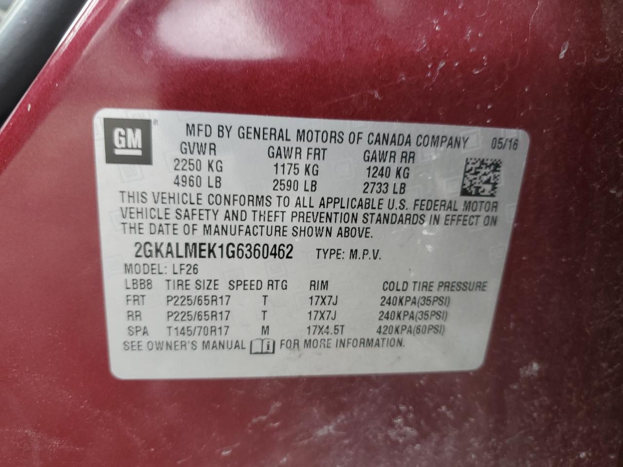 2016 GMC Terrain - Image 12