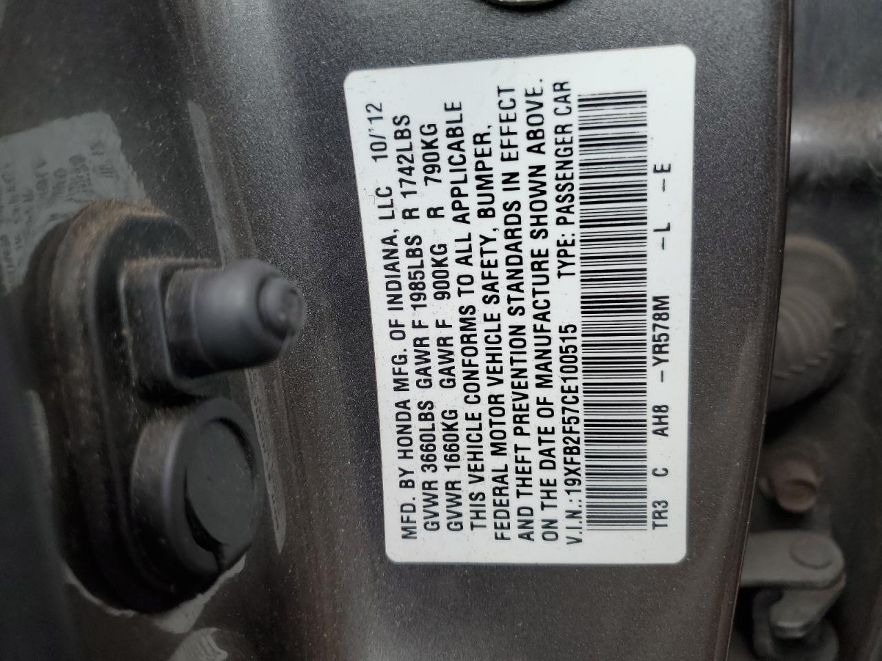 2012 Honda Civic - Image 12