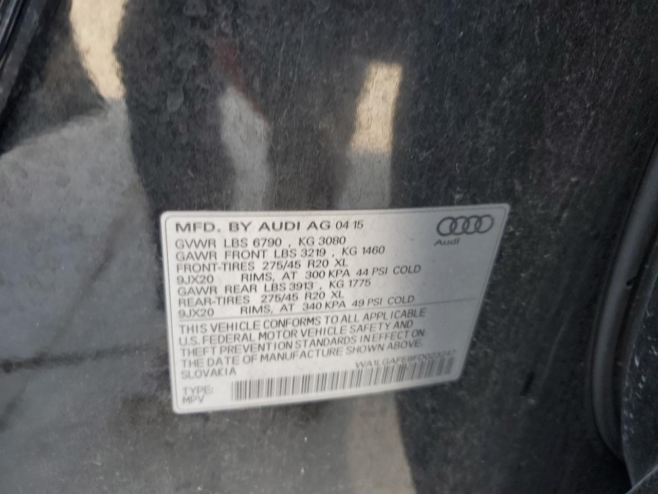 2015 Audi Q7 - Image 15