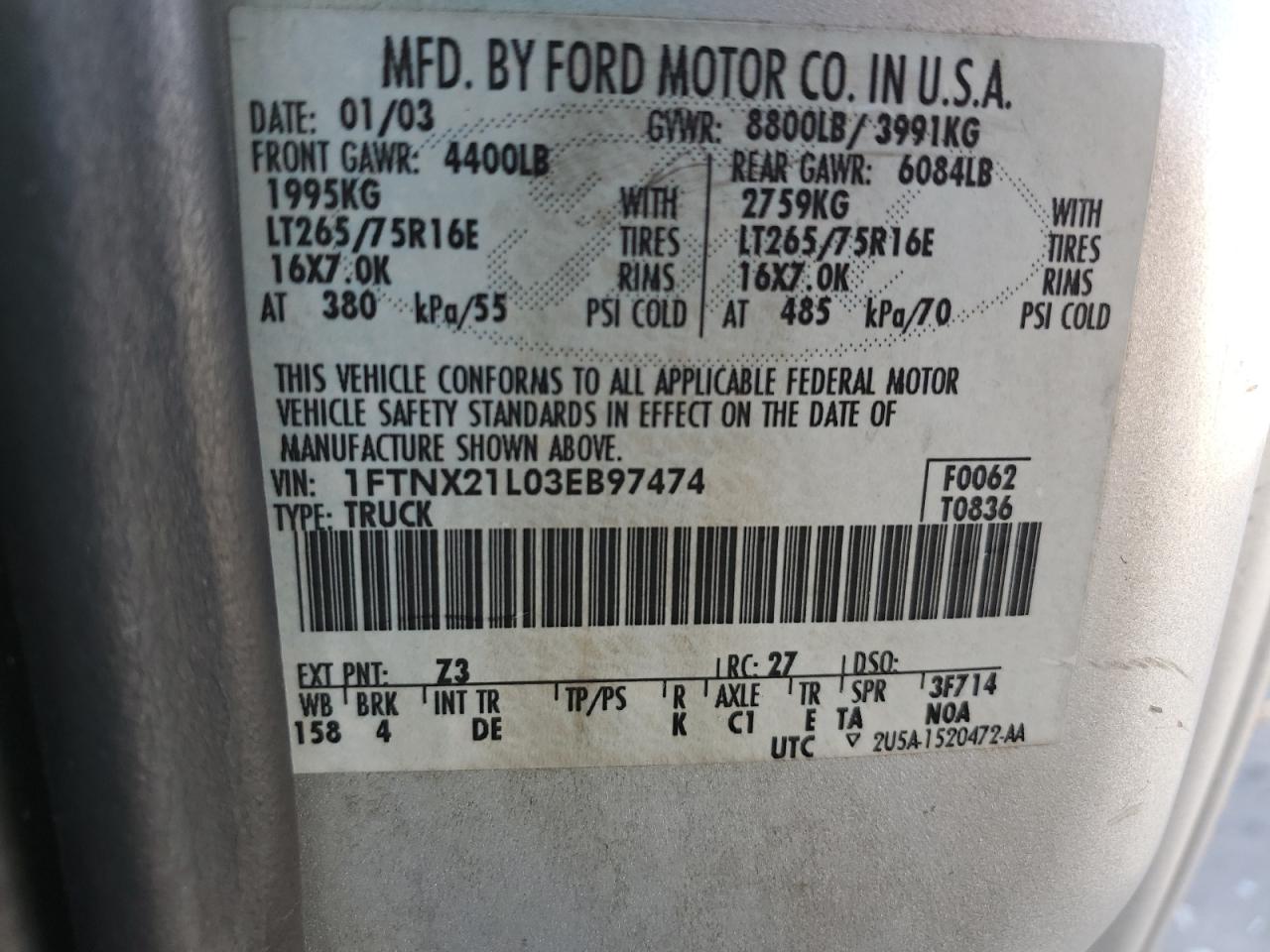 2003 Ford F250 - Image 12