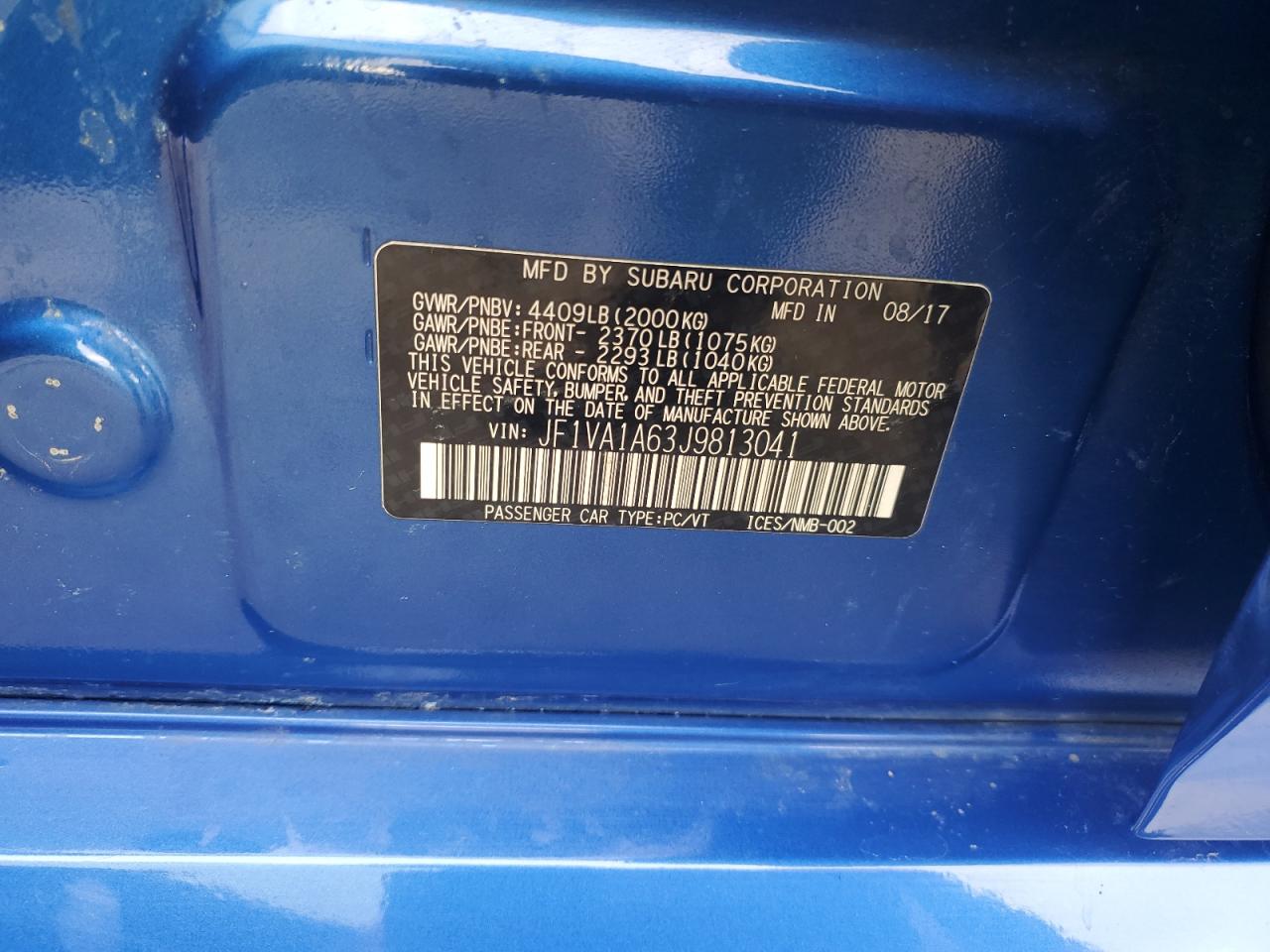 2018 Subaru WRX - Image 12