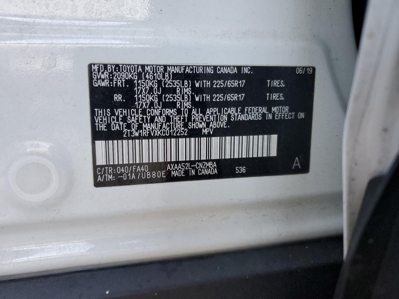 2019 Toyota RAV 4 - Image 15