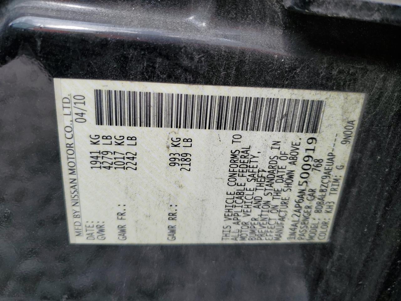2010 Nissan Altima - Image 13