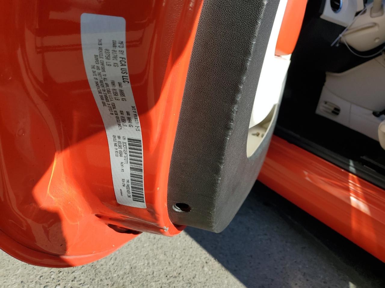 2015 Fiat 500 Electric VIN: 3C3CFFGE0FT67271 Lot: 46716455