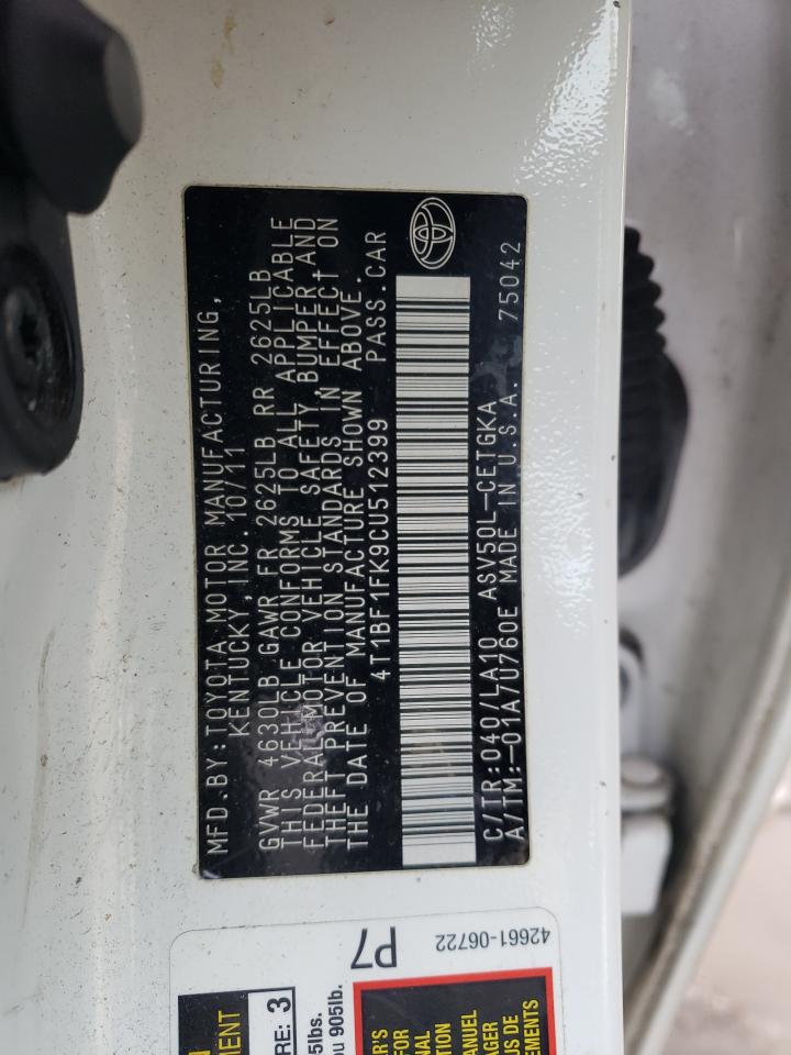 2012 Toyota Camry - Image 12