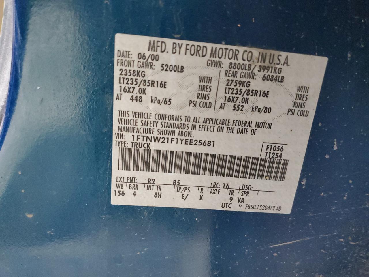 2000 Ford F250 - Image 12