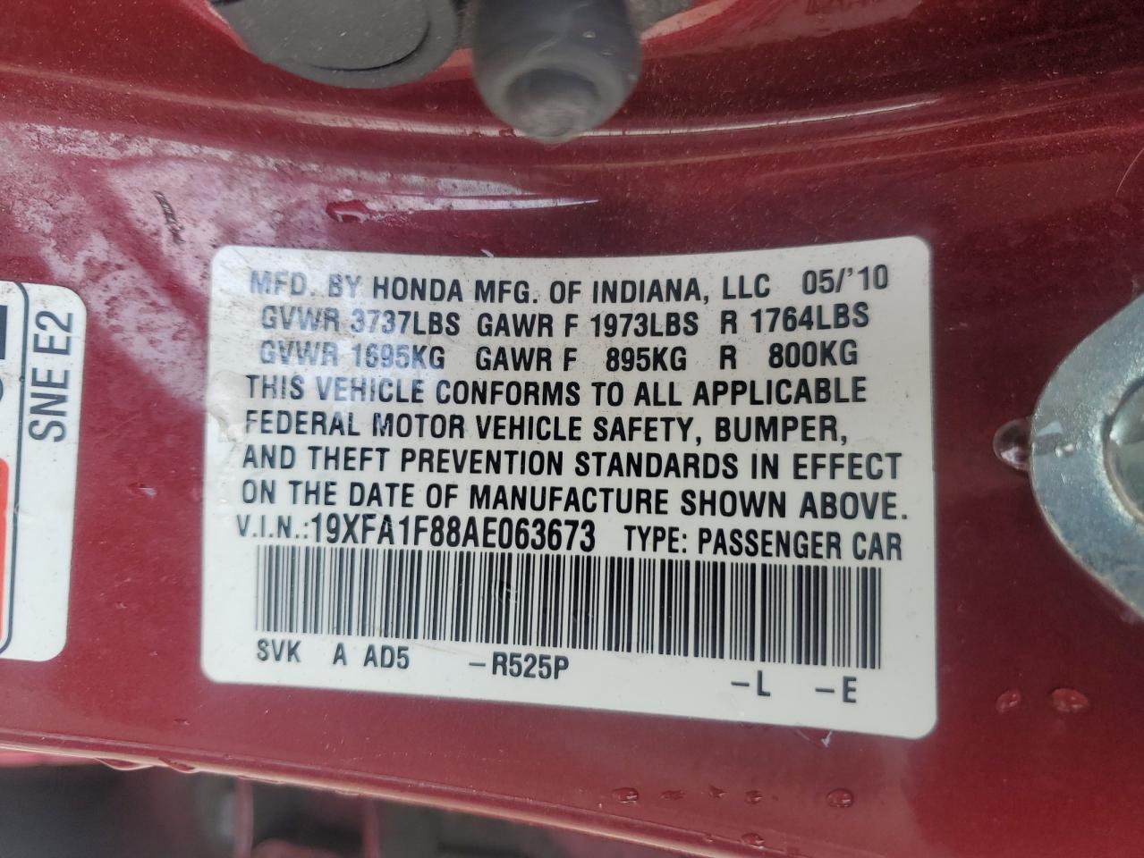 2010 Honda Civic - Image 12