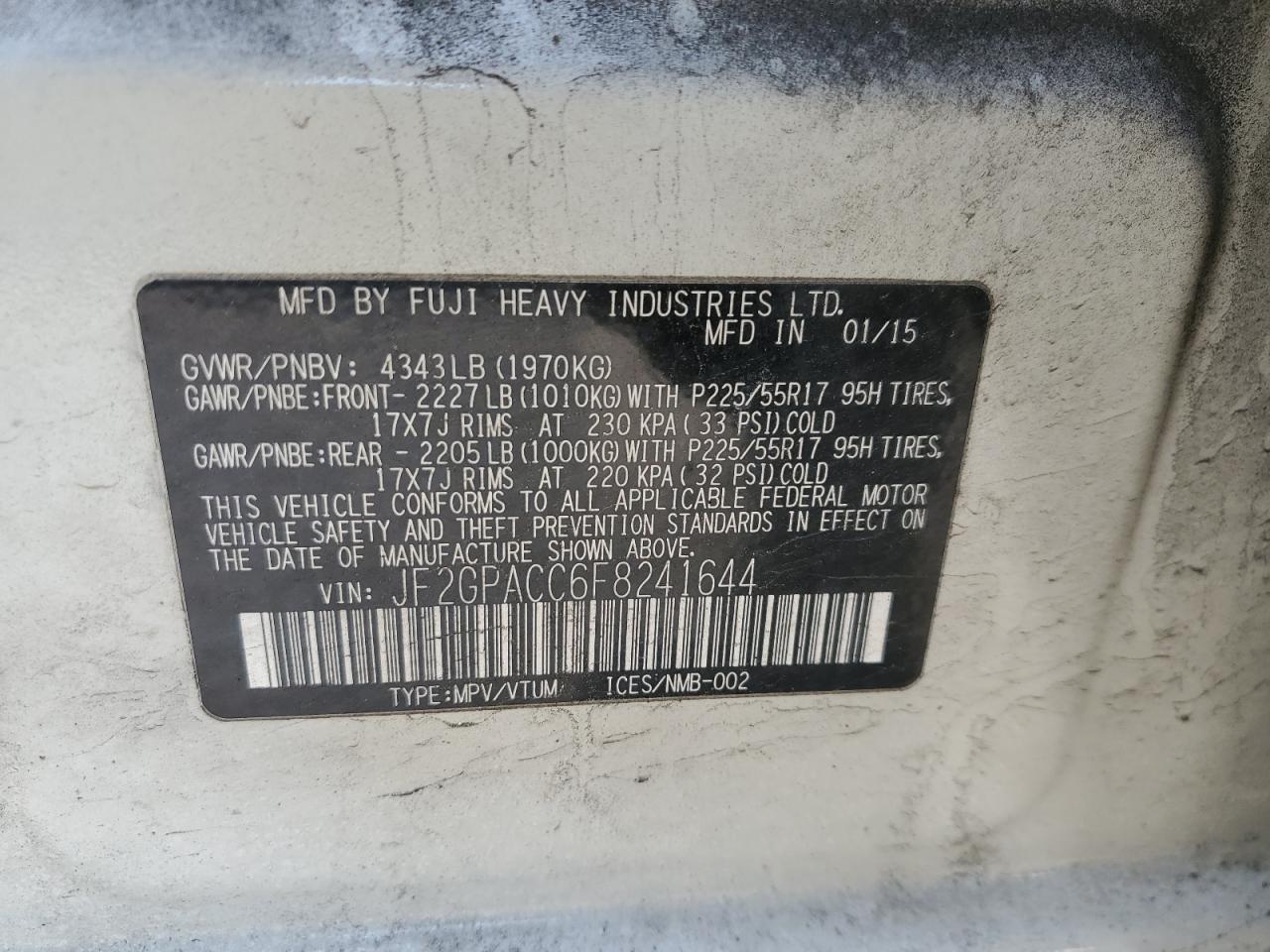 2015 Subaru XV - Image 14