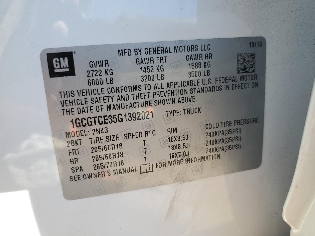 2016 Chevrolet Colorado - Image 14