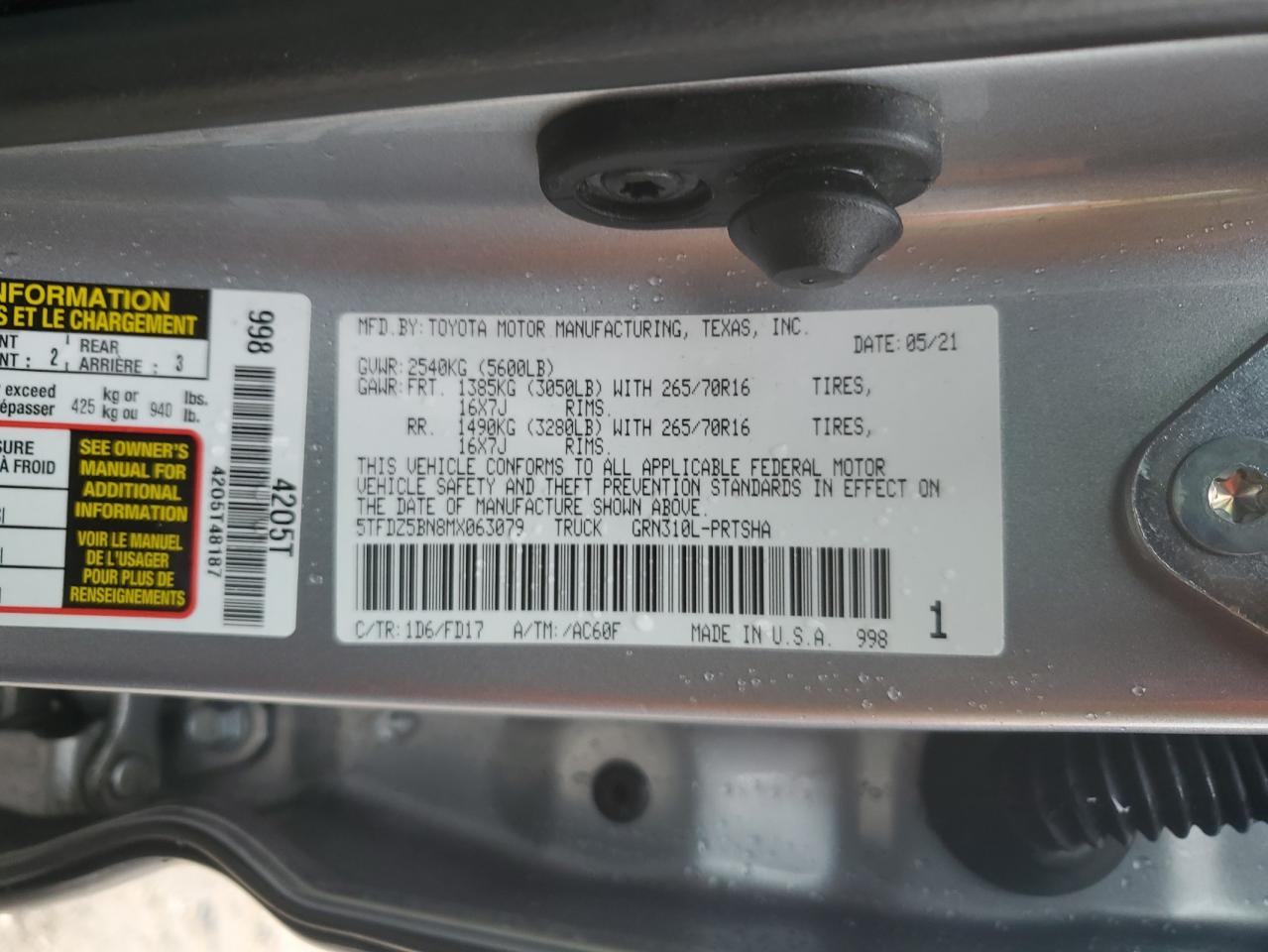 2021 Toyota Tacoma - Image 13
