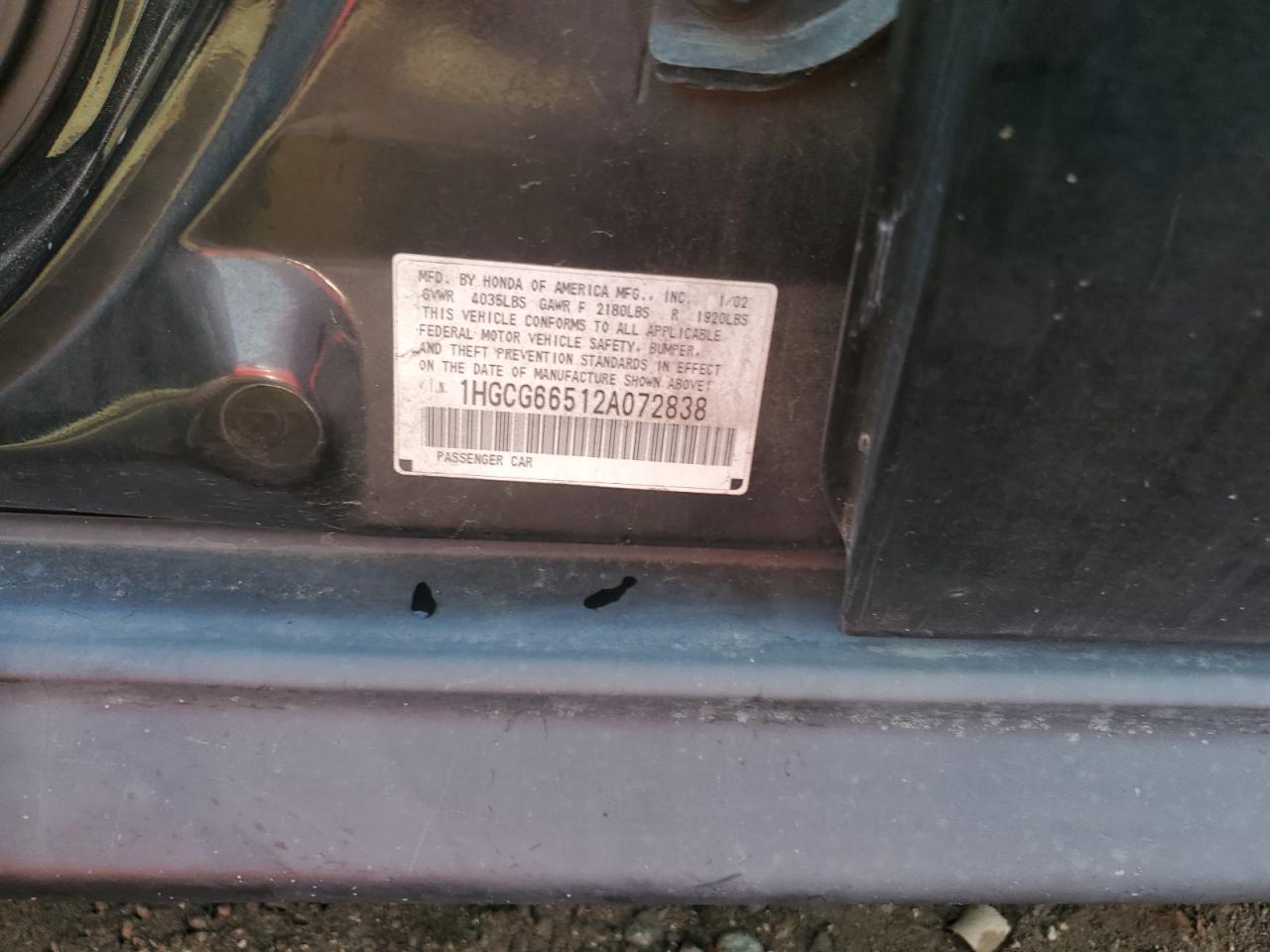 2002 Honda Accord - Image 12