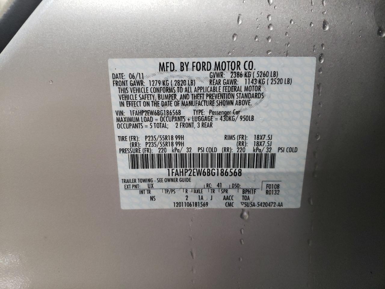 2011 Ford Taurus - Image 12