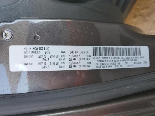 2015 DODGE GRAND CARAVAN SXT